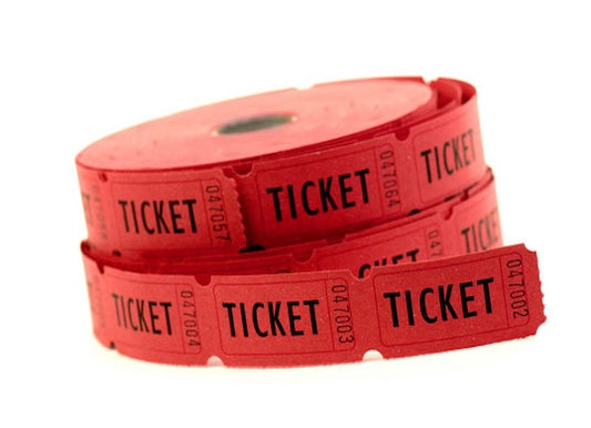 1 Sheet of 20 Tickets
