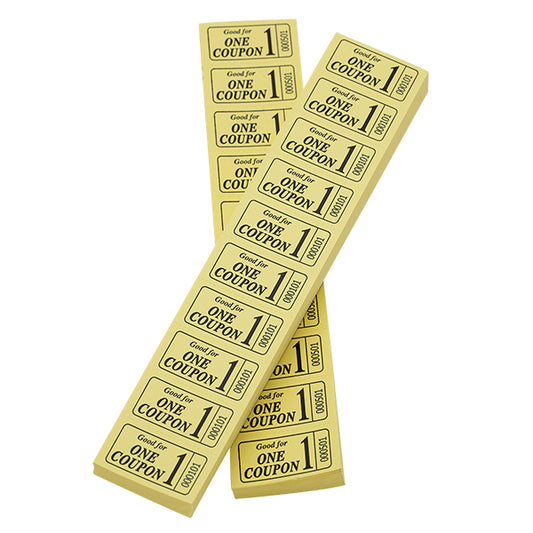 1 Sheet of 20 Tickets